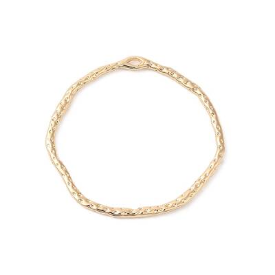 Brass Open Back Bezel Pendants
