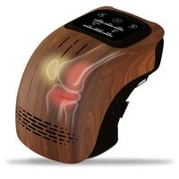 Premium Walnut Color Portable Comfort Electric Knee Massager Rechargeable - Personal Care Appliance for Best Knee Massage Exp...