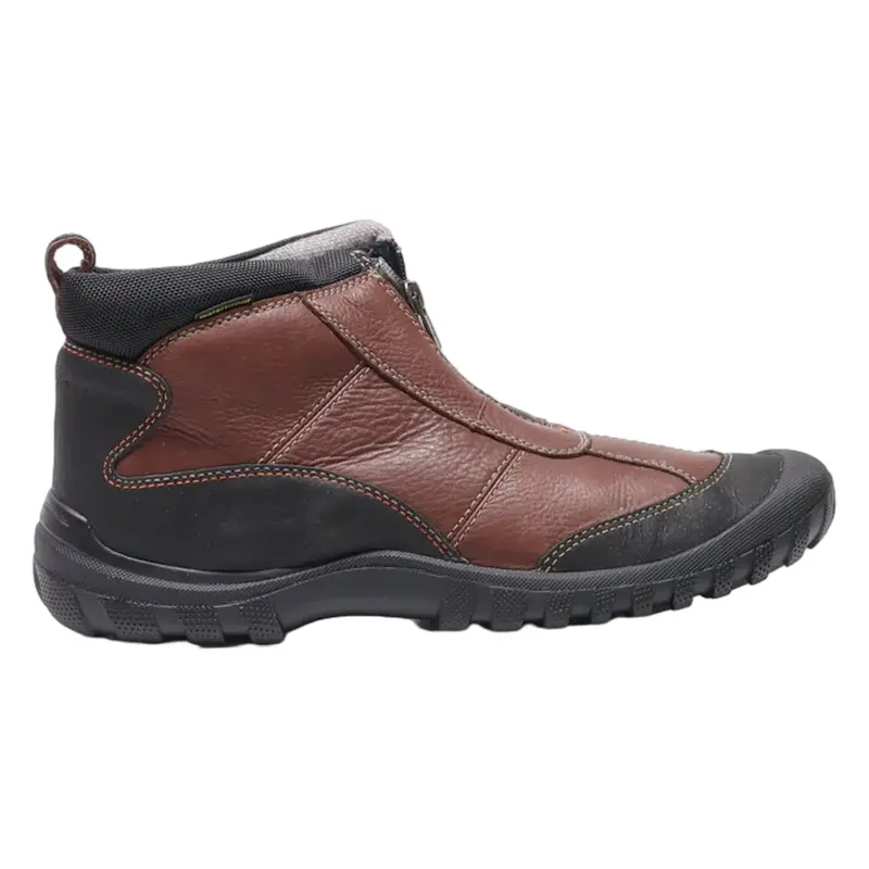 CLARKS Ankle Boots Brown Synthetic Mens UK 11