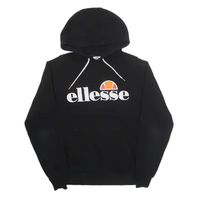 ELLESSE Womens Black Hoodie UK 12