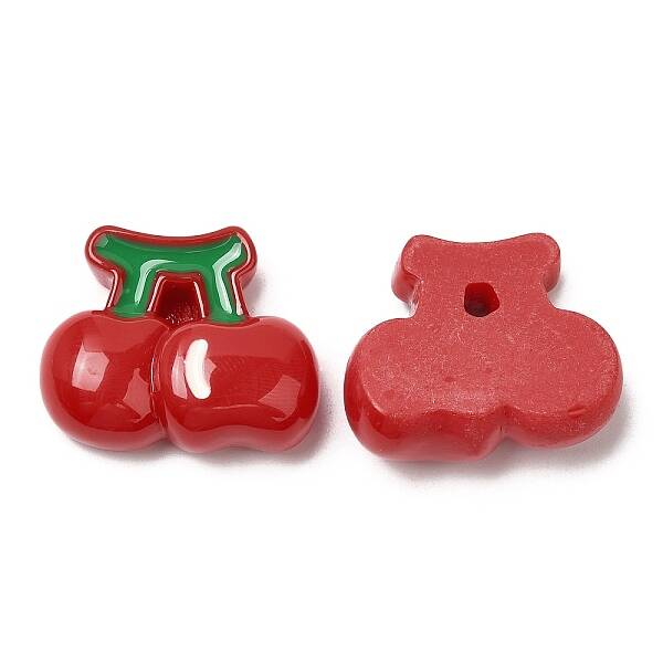 Opaque Resin Fruit Cabochons