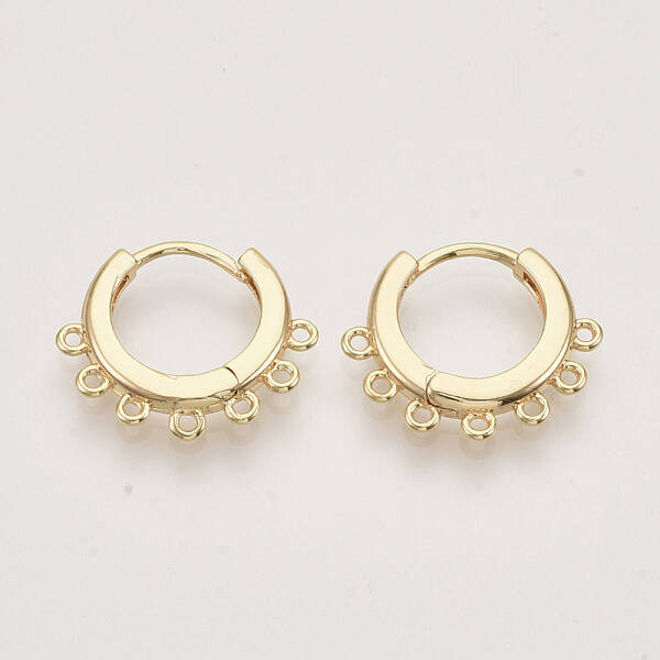 Brass Huggie Hoop Earring Findings