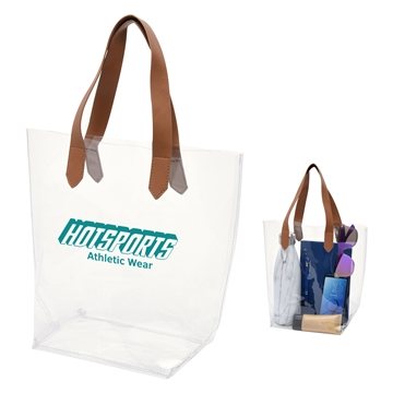 25 Customized Accord Clear Tote Bag - PVC