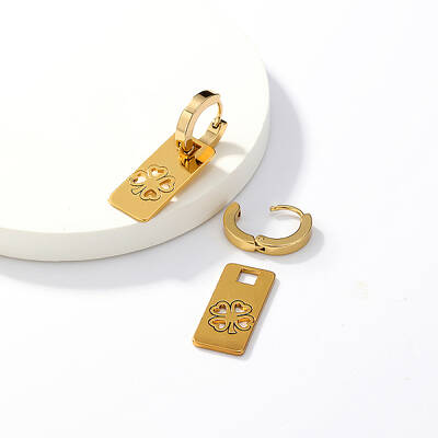 Fashionable Classic Clover Shape Earrings for Women
