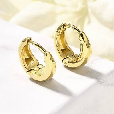 304 Stainless Steel Hoop Earrings for Women