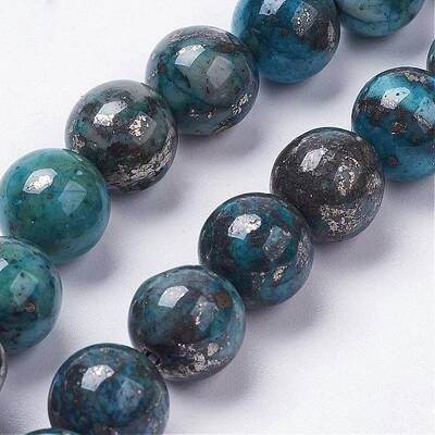 Natural Pyrite Beads Strands
