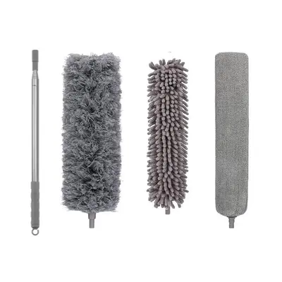 Extendable Duster Set, Adjustable Long Handle Duster for Window & Ceiling, Multifunctional Household Cleaning Tool
