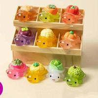 Cute Turtle Design Garden Decoration, 30pcs/set Random Color Mini Resin Turtle Ornament, DIY Decorative Ornament for Home Gar...