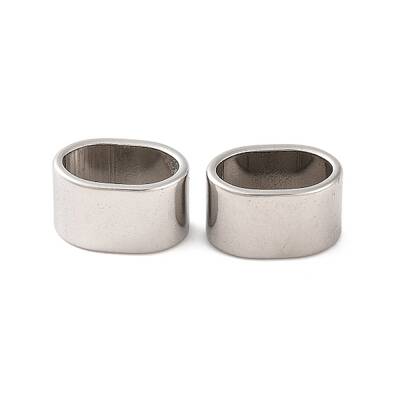 Non-Tarnish 304 Stainless Steel Slide Charms
