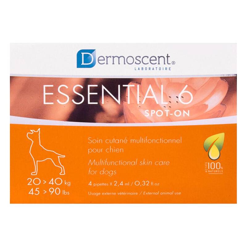 Essential 6 For Dogs For Large Dogs 45-90 Lbs 4 Pipette