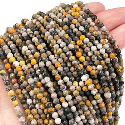 Natural Bumblebee Jasper Beads Strands