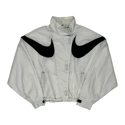 Nike Jacket - Medium White Polyamide