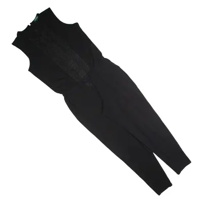 LAUREN RALPH LAUREN Womens Jumpsuit Black Tapered L