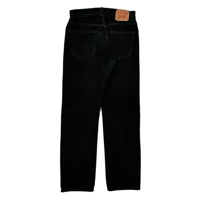 505 Levis Jeans - 32W 32L Black Cotton