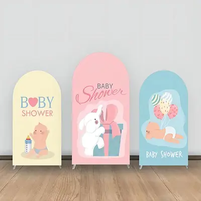 Elephant Gift Balloon Baby Shower Arch Backdrop Kit - Aperturee