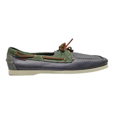 SEBAGO Boat Shoes Blue Leather Mens UK 13