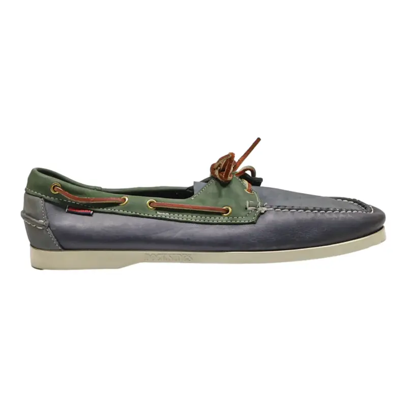 SEBAGO Boat Shoes Blue Leather Mens UK 13