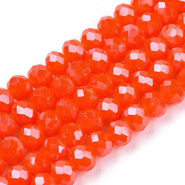 Electroplate Glass Beads Strands