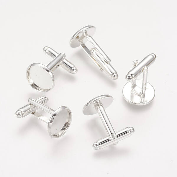 Rack Plating Brass Cufflinks