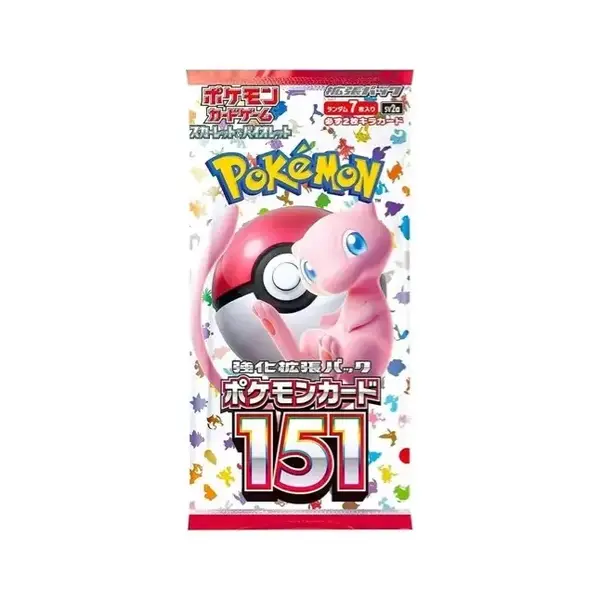 Pokemon TCG Japanese 151 Booster Pack x1 Trading Cards
