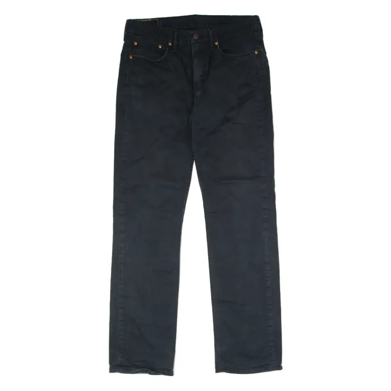 LEVI'S 514 Mens Twill Trousers Blue Regular Straight W32 L32