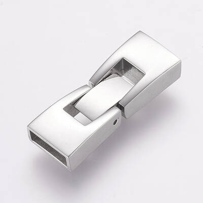 Tarnish Resistant 304 Stainless Steel Fold Over Clasps
