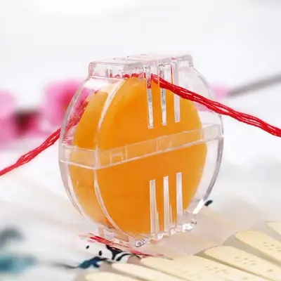 Cross Stitch Thread Wax, 1/2 Counts Water Soluble Beeswax Thread for Embroidery, Sewing Supplies for Embroidery