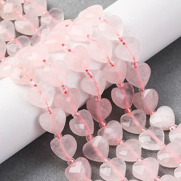 Natural Rose Quartz Beads Strands