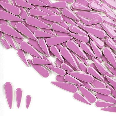 3 Styles Teardrop Shape Porcelain Mosaic Tiles