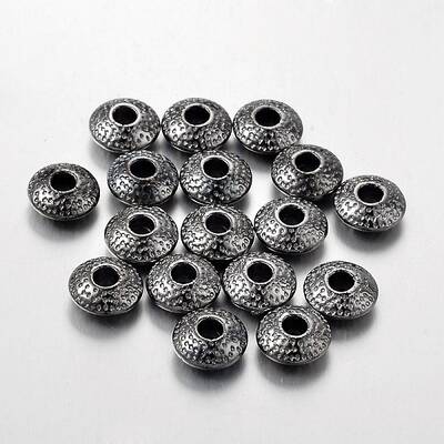 Tibetan Style Alloy Spacer Beads