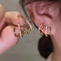 Tewiky Claw Earrings for Women,  Claw Earrings Cuff Hypoallergenic Subloom Ear Wrap Piercing Stud Earrings Minimalist Trendy ...
