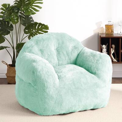 Garvee Bean Bag Chair with Filler, 39” Giant Bean Bag Sofa for Adults Kids, Soft Cozy Large Beanbag Sofa Chair with Armrest...