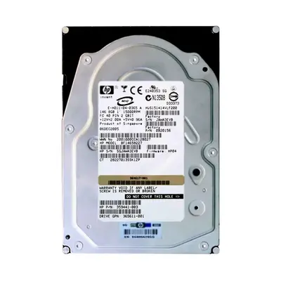 359441-003 HP 146GB 2Gb/s Fibre Channel 15000 3.5-inch Hard Drive