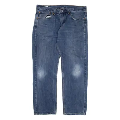 LEVI'S 505 Jeans Mens Blue Regular Straight W34 L30