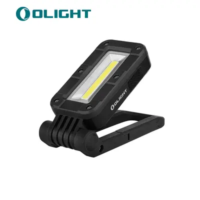 OLIGHT Swivel 400 Lumens LED Compact Rechargeable Magnetic COB Work Light, Adjustable Stand with Magnetic Base and Hanging Ho...