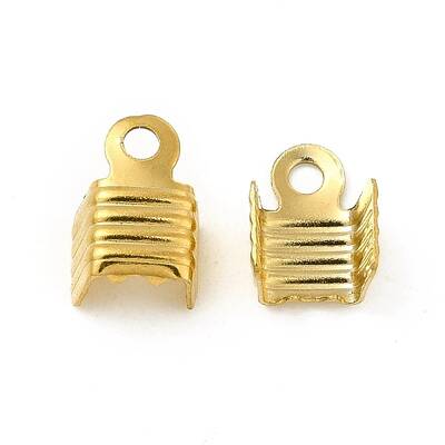 304 Stainless Steel Folding Crimp Ends