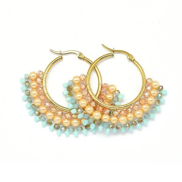 304 Stainless Steel Hoop Earrings