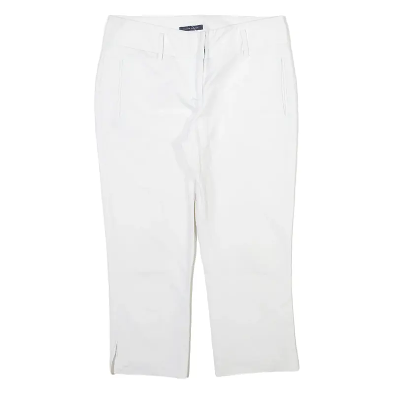 TOMMY HILFIGER Three Quarters Womens Casual Shorts White Slim M W30