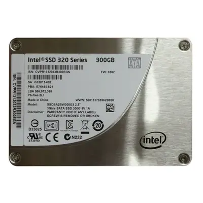 Intel SSDSA2BW300G3 | 320 300GB Multi-Level Cell SATA 3Gb/s 2.5-Inch Solid State Drive