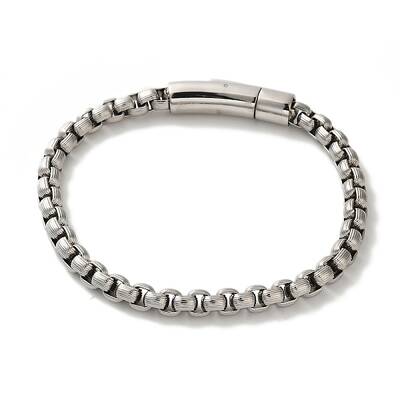 Non-Tarnish 316 Surgical Stainless Steel Box Chain Bracelets