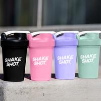 Shake Shot Multipacks 4 oz Mini Pre-workout & Supplement Bottle with Clip & Shaker Ball Dishwasher Safe BPA Free Phthalate Fr...