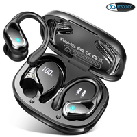 RythmWave BX-27 Wireless Earbud, 75Hrs Bluetooth 5.3 Headphones IP7 Waterproof for Sport, Running Wireless Earphones with ENC...