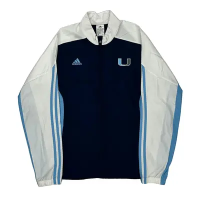 Gryphons Adidas College Track Jacket - Medium Blue Polyester
