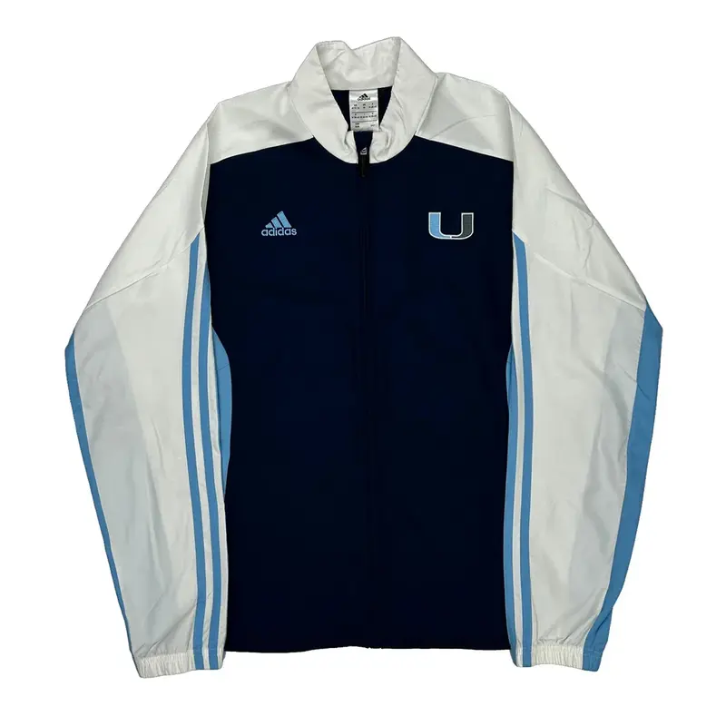 Gryphons Adidas College Track Jacket - Medium Blue Polyester