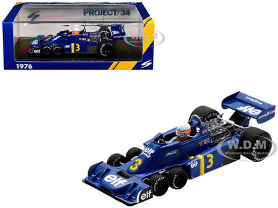 Tyrrell P34 #3 Jody Scheckter Formula One F1 Dutch GP (1976) with Driver 1/43 Model Car by Spark