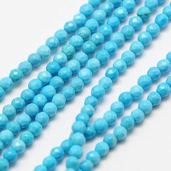 Natural Magnesite Beads Strands