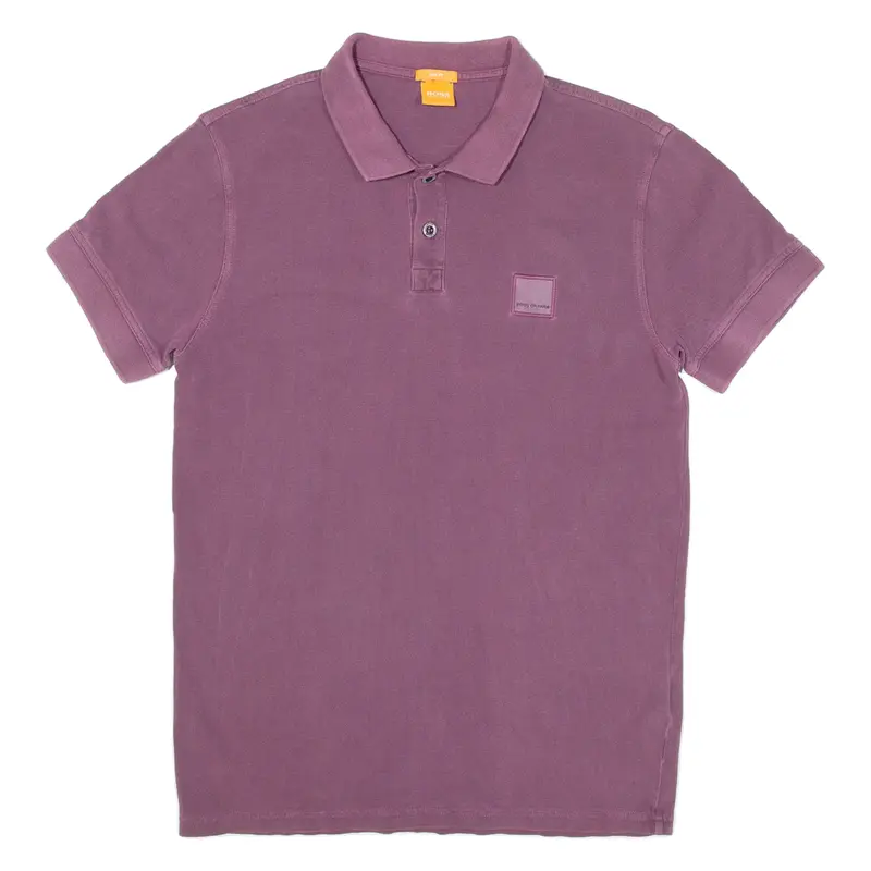 HUGO BOSS ORANGE Slim Fit Mens Polo Shirt Purple M