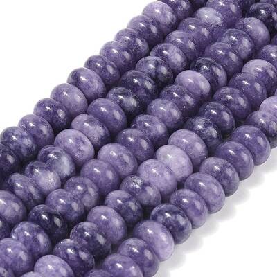 Dyed Natural White Jade Beads Strands