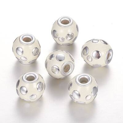 Round Handmade Indonesia Beads