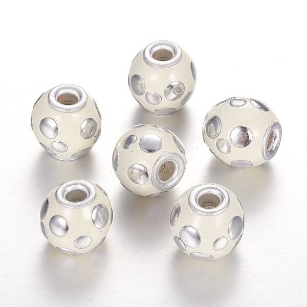 Round Handmade Indonesia Beads